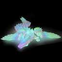 3D Printed Dragon with Wings - Glow Rainbow, 18 inch Flying Dragon, XL Articulated Winged Crystal Fidget Toy, Home Decor, Birthday Gift, Desk Pet