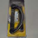 Patio Door Handle Set with Mortise Lock 45 for Replacement Mortise Style Reversible Design Non-keyed Sliding Patio Glass Door Handles, Fits 3-15/16 Screw Hole Spacing Black Finish