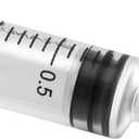 Brandzig 3ml Syringe - 100 Pack  Luer Slip Tip, No Needle, Individually Blister Packed - Medicine Administration for Infants, Toddlers and Small Pets