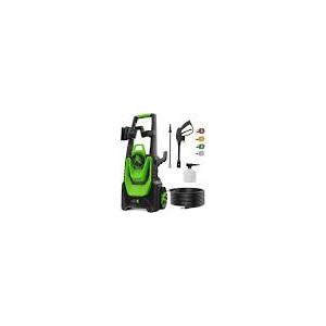 Pressure Washer, 5000PSI 3.2 GPM Power Washer with 35FT Power Cord 20FT Hose Electric Pressure Washers 4 Tips 500ML Foam Canno for Car, Patio