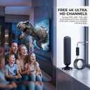 TV Antenna for Smart TV Indoor with Amplifier Signal Booster, 2026 Digital Antenna for Local Channels 600+ Miles Long Range, 360 Reception Portable, Support 4K 1080P, Coaxial Cable