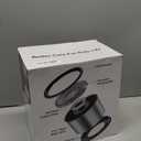 4.5L/1.2Gal Dog Water Bowl, No Spill Stainless Steel Slow Water Bowl for Medium Large Dogs, Large Capacity Splash Proof Slow Drinking Water Bowls with Anti-Slip Mat for Mess Drinkers (Black)