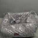 PETEMPO Heated Cat Bed Indoor, Pet Bed with 6 Temperature & 5 Timer Settings, Fluffy Cat Couch with Removable MachineWashable Cover for Dogs Kitten Puppy in Winter, UL & FCC Certified, Small, Grey