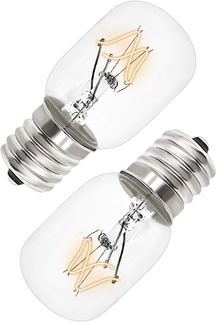 AMI PARTS 8206232A Bulb 40w 125v Microwave Oven Light -Under Hood Microwave Bulb- E17 Fit for Whirlpool Microwave Light Bulb