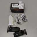 Soundbar Wall Mount,All Metal Sound Bar Mounts Under TV for Sonos,Samsung, Bose, Vizio, LG, Sony, JBL and More,Depth Adjustable 3.7-6.3, Hold up to 30 lbs,HD-118,2 Packs,Black