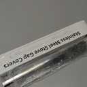 2 PCS Expandable Stainless Steel Stove Gap Covers (13.8"-27.5"), Kitchen Counter Filler Strip,Easy Retractable Length  Cooktop Trim KitOven Gap FillerHeat Resistant Guard Between (Silver)