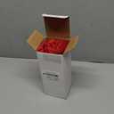 EMEMA Christmas Pack of 2 Soft Chenille Throw Pillow Covers 18x18 Inch Decorative Couch Pillow Covers Modern Solid Dyed Pillowcases for Sofa Bed Red