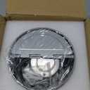 HG Power 6 Inch Exhaust Fan: Kitchen Exhaust Fans with Switch Portable Attic Vent Fan with 8 Feet Power Cord Plug-in Garage Ventilation Fan with Damper Shop Chicken Coop Basement Smoking Room, Silver