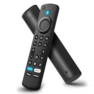 Stick Remote Replacement for AMZ Fire Smart TVs Stick, AMZ Fir-TVs Stick 4K Max(2nd Gen), for AMZ TVs Omni/ QLED/ 2/ 4 Series, and for All Toshiba/ Pioneer Smart TVs