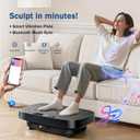 Vibration Plate Exercise Machine, Vibrating Plate for Lymphatic Drainage, Shake Plate Whole Body Waver Vibration Plate Platform, Fitness Equipment for Weight Loss Fat Burner for Women Men
