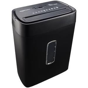 Bonsaii Amazon Basics Cross Cut Paper and Credit Card Shredder, 12 Sheet (New Model), Black