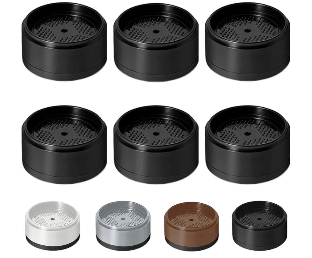 Bed Risers 1 inch, 2 inch, 3 inch, 4 inch Heavy Duty, Adjustable Furniture Riser for Table Desk Couch Sofa Chair Refrigerator Washing Machine, Stackable Bed Raisers Blocks (Black 4 Pack, 1 inch)