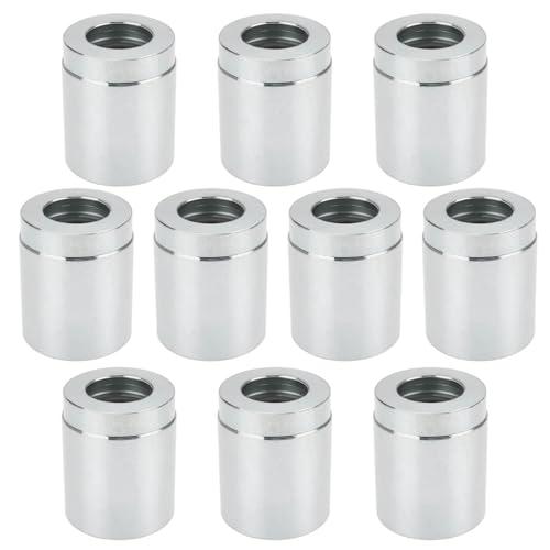 eMagTech Pack of 10 Hydraulic Swage Ferrules Non-Skive Hydraulic Swage Ferrules Hose Hydraulic Ferrules Suitable for SAE R1AT/R2AT Hoses, 3/8 inch