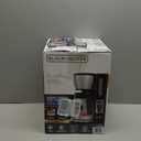 BLACK+DECKER 12 Cup Thermal Programmable Coffee Maker with Brew Strength and VORTEX Technology, Black/Steel