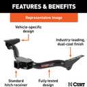 CURT 13585 Class 3 Trailer Hitch, 2" Receiver, Compatible with Select Envista, Trax