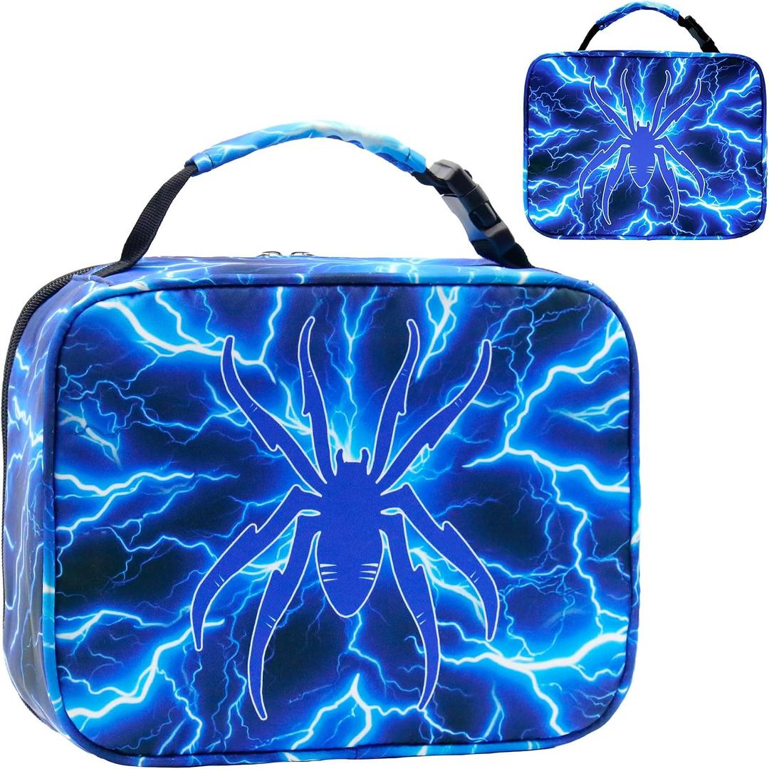 Boys Lunch Bag for Kids Insulated Lunch Box for 3 4 5 6 7 8 9 10 11 12 Kids Toddler Back to School Reusable for Elementary Kindergarten Primary School