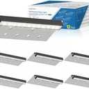 HIBOITEC Retaining Wall Lights Low Voltage Hardscape Lighting 7 Inch LED IP67 Waterproof for Outdoor Patio Pathway Stairs Landscape Steps AC/DC 12-24V 4000K 12 Pack