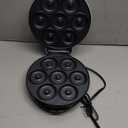 Dash Express Mini Donut Maker - Homemade Dessert Maker - Features Double-Sided, Non-Stick Surface & Space-Saving Design - Makes 7 - Aqua