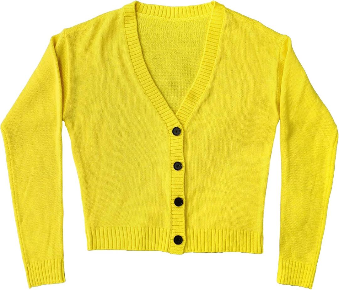 Clueless Cher Yellow Cardigan, Medium