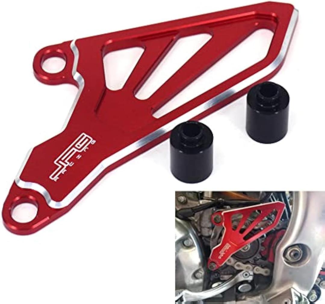 JFG RACING CNC Front Sprocket Cover Guard for CR250R 2002-2007/CRF250R 2004-2009/CRF250X 2004-2017/CRF450R 2008