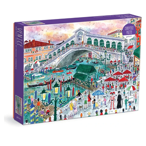 Galison Michael Storrings Venice 1500 Piece Puzzle from Galison  Challenging 1500 Piece Jigsaw Puzzle, Featuring Stunning Illustrations of Venice, Thick and Sturdy Pieces, Idea