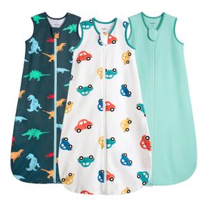 Baby Sleep Sack 0-6 Months 100% Cotton 0.5 Tog 3-6 Months Baby Wearable Blanket for Newborn, 3 Pack Breathable Soft Lightweight 0-3 Months Sleep Sacks with 2-Way Zipper