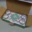 Vinaco 10 Pack Halogen GU10 120V 50W Candle Warmer Bulb Dimmable, MR16 GU10 C 120V 50W 2800K Warm White, 50 watt Halogen Light Bulb for Candle Warmer Lamp Replacement, Track Lighting