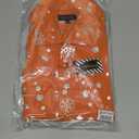 DiBanGu Men's Silk Paisley Dress Shirt Formal Long Sleeve Button-Down Casual Shirts for Wedding Party, Size M