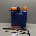 WKS1516 4.2 Gallon Backpack Sprayer with Manual Pump, 3 Optional Nozzles, Padded Shoulder Strap, for Pests & Weeds, Watering, and Spraying Plants