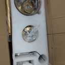 52'' Ceiling Fan with Lights and Remote, Low Profile Modern Ceiling Fan Gold, 6 Speed, Reversible, 3000k-6000k LED, Quiet DC Motor Ceiling Fans for Indoor Outdoor Bedroom Living Room