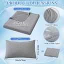 Cooling College Dorm Blanket & 2 Pillowcases, Queen