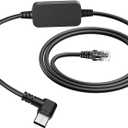 PD3.0 Radar Detector Cable, with Type-C to RJ11 Plug ,Replacement Radar Detectors Power Cable,for Escort Passport 9500i MAX360 Uniden R1 R3 DFR8 DFR9 Radenso XP Beltronics STI Radar Detector and more