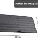 Center Console Compartment Cover Compatible With Ford F150 2021-2025 & Lightning XLT 2022-2024, Front Interior Storage Cubby Hidden Pocket Panel (For Open Pocket in Front of Shifter) (USB Hole)