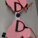 Ab Twister Board,300 lbs Capacity,Slim Waist and Core Ab Exercise,Foot Massage Design,Noiseless Home Gym Exercise (Pink)