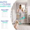 Sekey Baby Gate for Stairs, 30-46" No Drilling Kid Gate with Auto Close