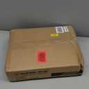 SUPERJARE Nightstand with Charging Station, Bed Side Table with Adjustable Fabric Drawer, Night Stand for Bedroom, 3-Tier Storage End Table, for Living Room, Rustic Brown and Black