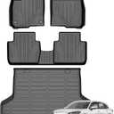 Cartist Floor Mats & Cargo Liner Custom Fit for Honda HR-V 2023 2024 2025 2026 /HR-V Hybrid 2023 2024 2025 2026 Accessories All Weather Cargo Liners Carpet Protection TPE Odorless