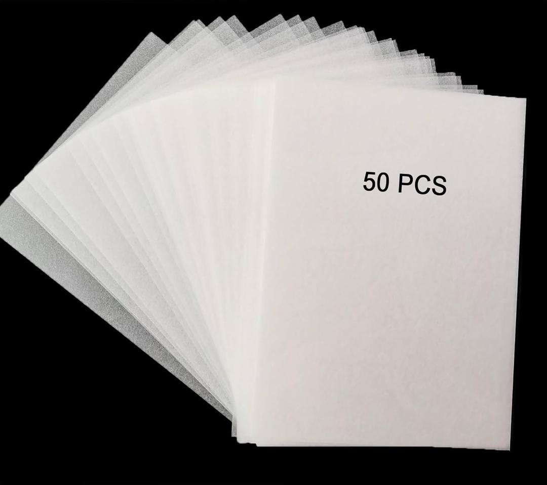 50PCS Heat Shrink Plastic Sheets, Shrink Film Sheets Blank Shrink Art Film Paper, Sanded Shrink Film Papers Shrinky Art Paper Crafts Set Creative Craft DIY Ornaments Keychains (7.9X5.7inch)