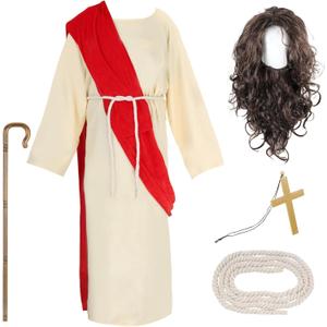Jesus Costume Adult Men Biblical Religious (XX-Large)