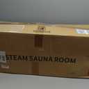 X-Vcak Upgraded 2 Person Sauna, Portable Sauna with 5 Layer Waterproof, Portable Steam Sauna Tent with 2 Steamers, 2 Folding Chair, 71x 49x 36"