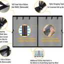 Magnetic Garage Door Net Screen Kit 12x9 FT - Heavy-Duty Fiberglass Mesh with Magnetic Closure for 1 Car Garage 12x9ft, Blocks Bugs & Enhances Privacy - Perfect for Porch Gym Barn Patio Use