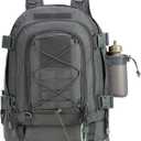 Large Tactical Backpack for Men Military Backpack with DIY System for Travel, Work,Camping,Hunting,Hiking,Sports (GRAY)