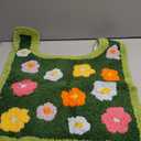 Green Moss Flower Bathroom Rug, Green Toilet Rugs U Shaped Washable NonSlip Around The Toilet Rug Floor Mat for Family and Hotel Bathroom Decorations（Green,1.6ftx2ft）