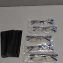 Gaoye 5 pack 1.75 Executive Style Reading Glasses Men - Durable Readers with Blue Light Filtering- Comfortable Fit with TR90 Frames