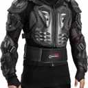 OHMOTOR Motorcycle Body Protective Jacket Armor Men, Motocross Riding Protective Gear,ATV Dirt Bike Chest Spine Protector, Size: Large-X-Large