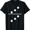 Domino 3 and 3 Matching T-Shirt Halloween Group Costumes 3-3 T-Shirt
