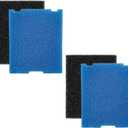 2-Set Foam Flat Box Filter Pads for Tetra 19015 SF1 SPF1 26592 Submersible Pond Filter, for FK5 FK6 Filtration Fountain Kits