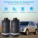 Nifeida 2513200025 Rear Air Suspension Spring Bags Compatible with Mercedes Benz R320 2007-2009, R350 2006-2013, R500 2006-2007, R550 2008, R63 AMG 2007 OEM 2513200425 2513200325, Left + Right