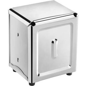 New Star Foodservice 24043 Stainless Steel Short Napkin Dispenser, 3.875 by 4.75 by 5.5-Inch