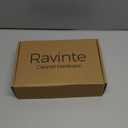 Ravinte - Paquete de 30 slidos tiradores cuadrados de 3 pulgadas de centro a centro, tiradores de barra delgada, para cajones de cocina, armarios de cocina, color negro mate
